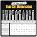 BLENCEE 10Pcs Tungsten Carbide Burr Set 6.35mm - 1/4