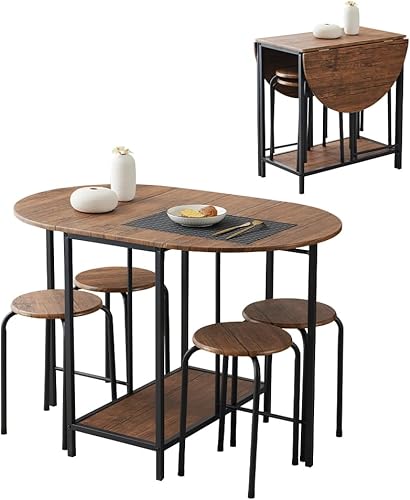 伸長式ダイニングテーブル 幅80-120cm 幅120-160cm