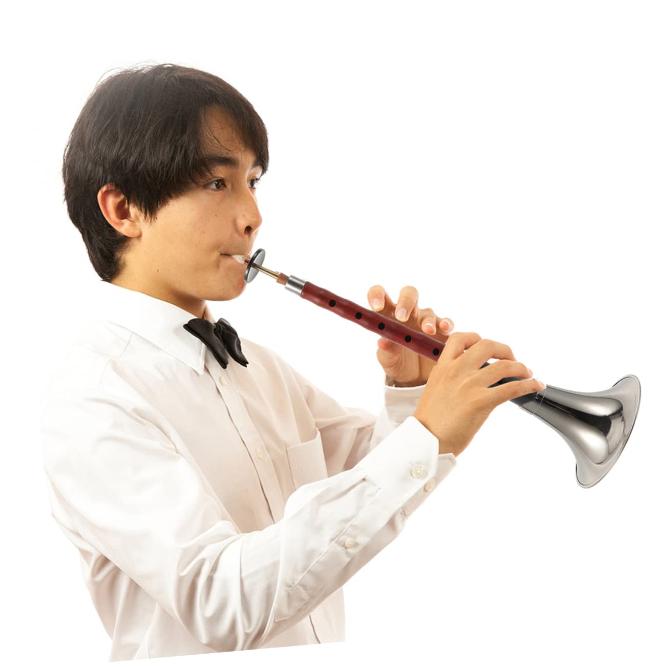 FUNOMOCYA Professional Chinese Suona Rosewood Wind Instrument for Beginners c Key Asian Musical Instruments Random Color