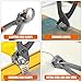 WADFOW Nail Puller,Pliers,End Cutting Pliers, Carpenter Pincer Tool,Ear Clamp Nail Puller Pliers for Pulling Nails or Cutting Wires,2 PCS Pliers Set, 9