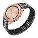 Produktbild RuenTech Armband kompatibel mit Fossil Gen 5 Carlyle/Gen 5 Julianna/Gen 5 Garrett HR Armband Armbänder Ersatzarmband Metallband Kompatibel mit Fossil Gen 5 Band Ersatzband 22mm Gurt Zubehör (Schwarz)