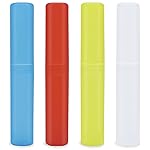Mulbozy 4 Pack Portable Travel Toothbrush Case, Transparent Breathable Plastic Toothbrush Holder for Home, Travel, Business, Camping, School