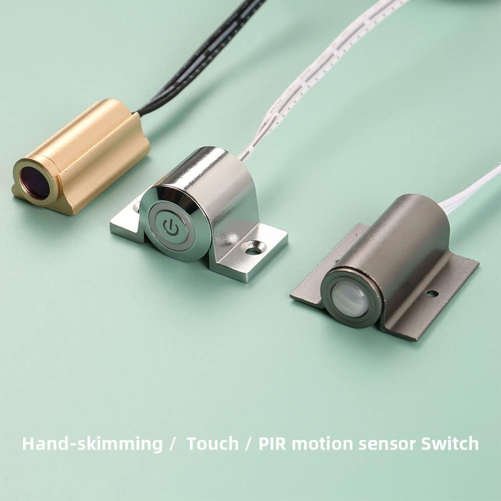 Motion Sensor Touching Skimming Switch And Led Lamp Driver Combination For DC12V Led Light Kitchen Cabinet Cupboard - (Color: Motion Sensor Switch/Voltage: 12V/ Size: 36W Driver/Standard: US Plug)