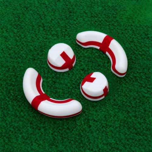 Precision Forge 3D Lawn Bowls Wedges Set of 4 – Anti-Slip Bowls Chocks – Multi-Colour Options – Durable Grip for Indoor & Outdoor Use (England)