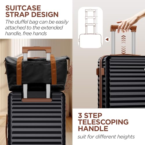 Showkoo 002 Luggage Sets 3 Piece Hardside Expandable Suitcase thumb #5