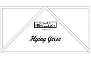 Bloc Loc Flying Geese Flying Geese 2" x 4" Acrylic Ruler: Perfect...