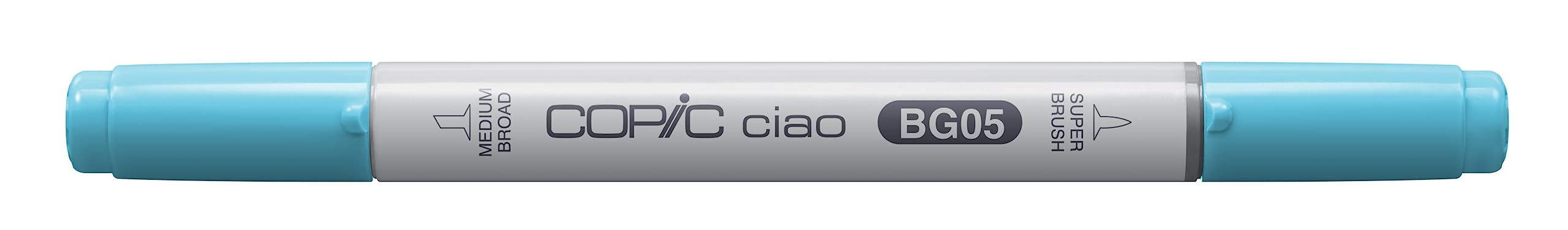 Copic Ciao Coloured Marker Pen - (BG-05) Holiday Blue, For Art & Crafts, Colouring, Graphics, Highlighter, Design, Anime, Professional & Beginners, Art Supplies & Colouring Books