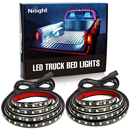 Nilight - TR-05 2PCS 60 Inch 180 LEDs Bed Strip Kit with…