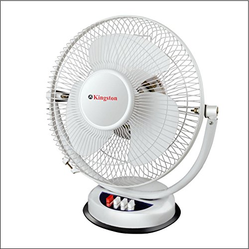Buy Kingston Three Blades All Purpose Table Fan 300 mm (White) 65 Watts