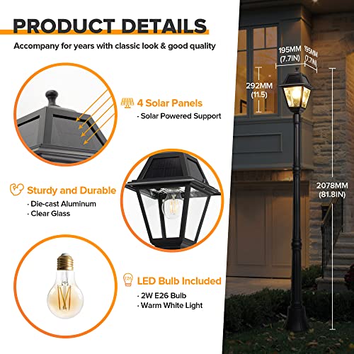 Lutec Led Post Solar Light thumb #3
