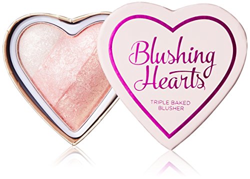 Makeup Revolution London I Love Makeup Blushing Hearts Potrlz do policzklw 10g - Iced Hearts