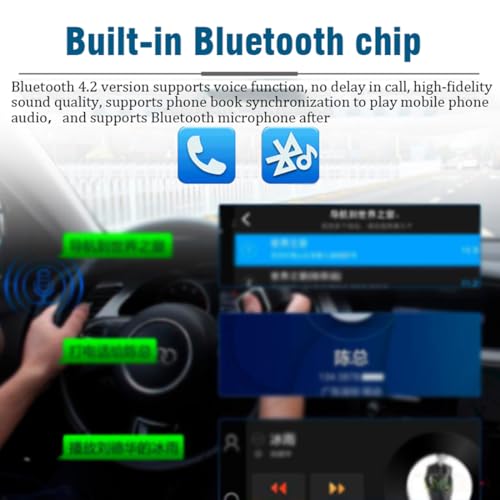Radio para auto 5.1 pulgadas pantalla táctil Bluetooth miniatura 6