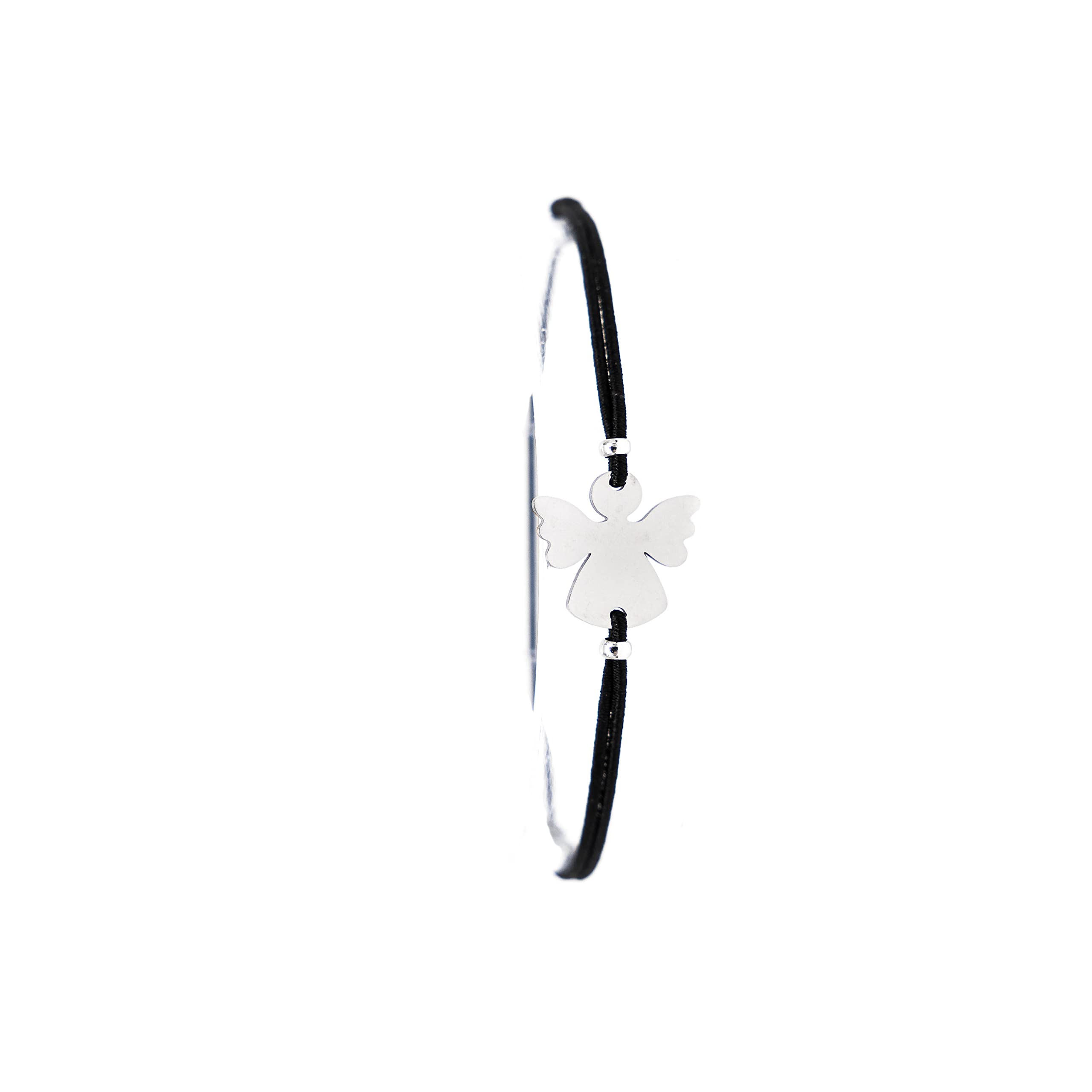 Made by Nami Stretch-Armband für Mädchen & Frauen - Elastische Freundschafsarmbänder für beste Freundin, Mutter & Tochter - Glücksbringer & Talisman - Valentinstags-Geschenk (Schutzengel)
