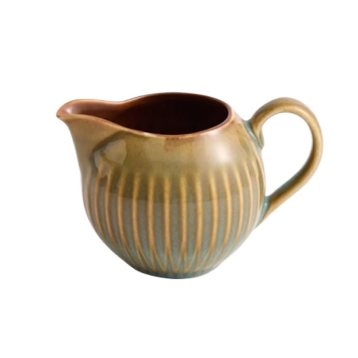 Sauciere Soßenkanne Stabil Ofen Geändert Glasur Keramik Runde Bauch Spitze Mund Milch Soße Eimer Tasse Sauciere Tropffreier Modern