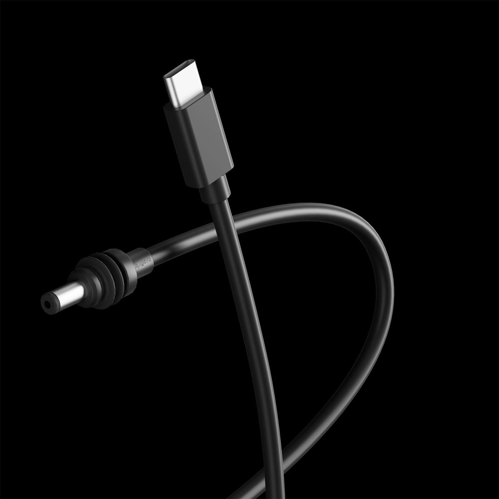 LiebeWH Cavo Tipo C con Conduttore in Ottone 18 AWG, Prolunga da CC a Tipo C 5 M, Cavo di Ricarica USB CC SPX MINI in Gomma per Piccole Ventole e Dispositivi Elettronici