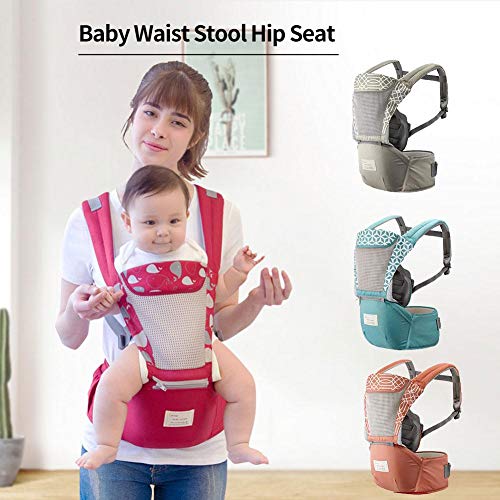 Babydrager buikdrager rugdrager baby carrier, baby heupkruk heupzitje, 3-in-1 multifunctionele rugzakkruk met… - Image 5