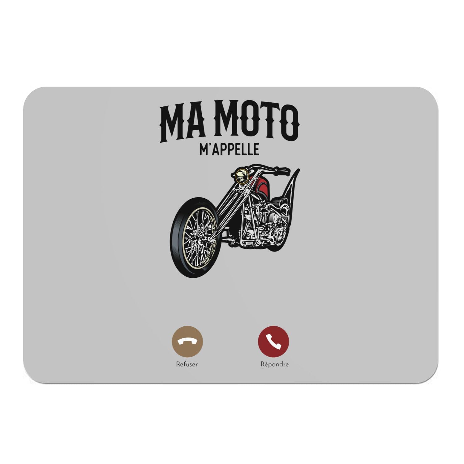 Sets de table moto haut de gamme en liège et napperons gris