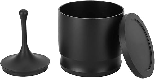 Fdit Acero inoxidable Café Dosificación Anillos Prensa 2.283 in Selector de Polvo Molinillo Accesorio
