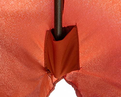 Pebble Lane Living Outdoor 6' X 10' Rectangle Patio Market Umbrella - Brick #TOP2