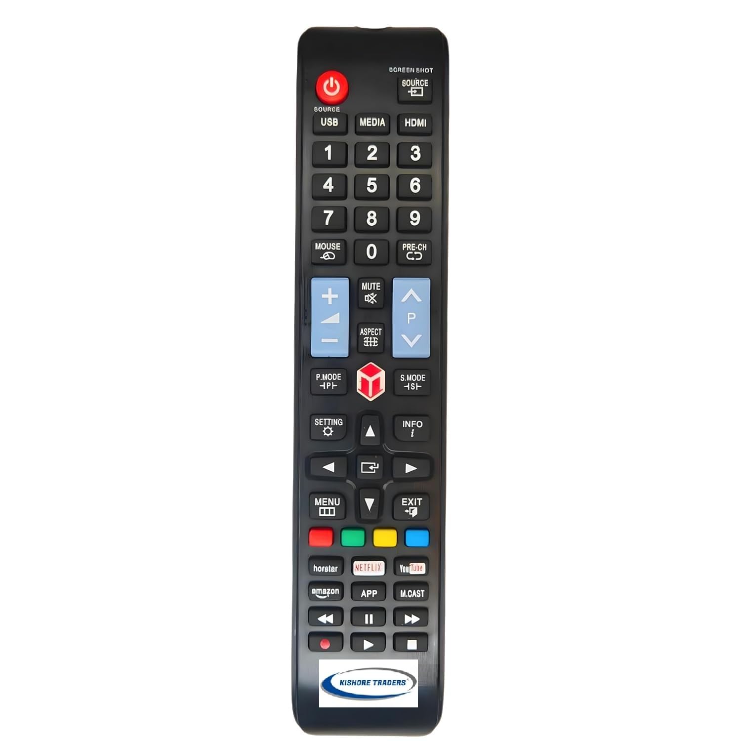 Kishore Traders Compatible Remote Control for Foxsky Smart Led Tv (Please Match Your Old Remote with Given Image, it Must be Exactly Same as Shown in Image) (B0BZJVMMKJ) Amazon Price History, Amazon Price Tracker