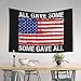 KSXS Tapestries All Gave Some Some Gave All Military Tapestry Vintage Bar Decor Funny Outdoor Decor(75X100CM)