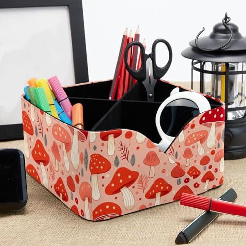Porte-stylos rectangulaire champignon, cadeau idéal - 8