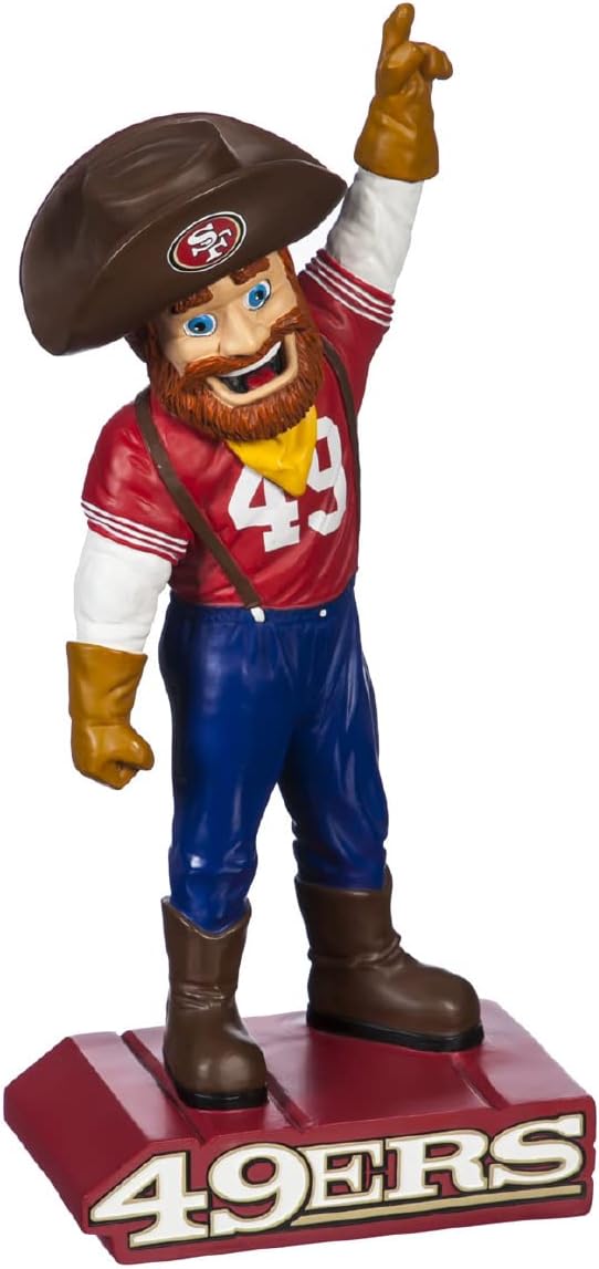 Team Sports America Evergreen Enterprises NFL San Francisco 49ers Mascot DesignGarden Statue, Team Colors, One Size, Seattle Seahawks
