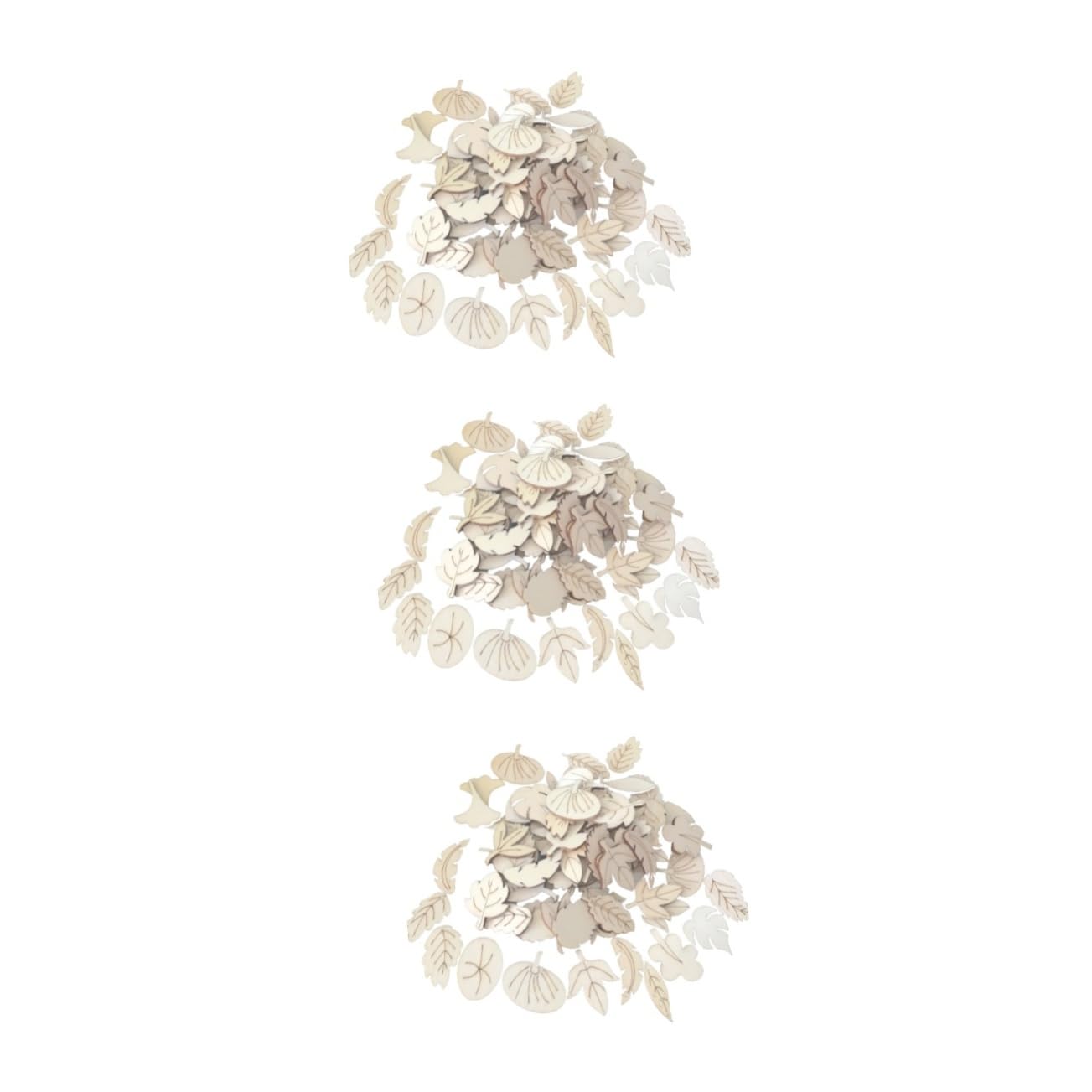Tranches de bois en forme de feuilles faciles à peindre pour personnaliser vos objets déco