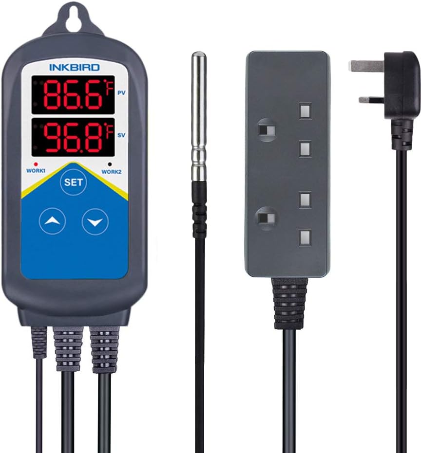 Inkbird ITC306T Reptile thermostats Vivarium Thermostat for Heat Mat Reptile Vivarium