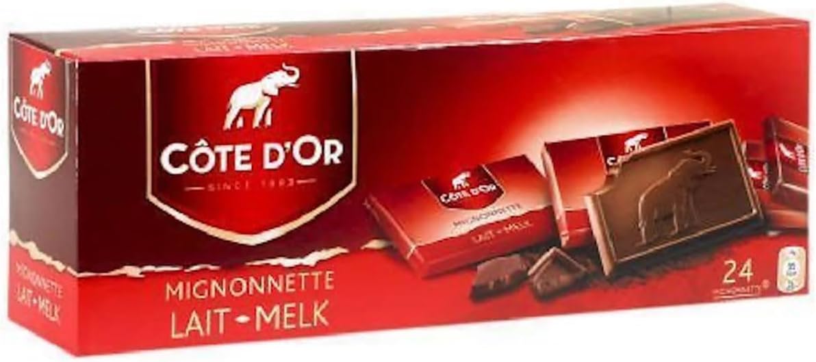 Mignonnettes Milk Chocolate Bar, 1.0 Ounce, Belgian Chocolate, Individual Box