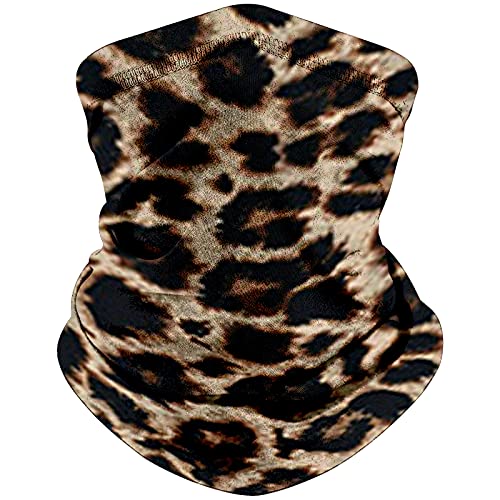 Armoray Face Mask Balaclava Neck Gaiter Reusable Washable Bandana Headwear Headband For Men & Women Hiking Cycling Fishing Masks (Checkered Cheetah) #TOP9