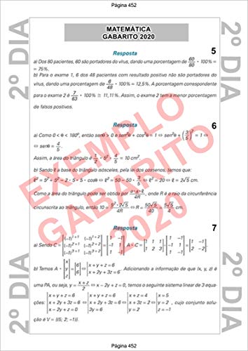 Unicamp 2º Fase Provas 2014 a 2020 + Gabarito COMENTADO de TODAS as questões (H1)