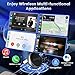 Carlinkit Mini Ultra3 Wireless CarPlay & Android Auto Adapter for OEM Wired Cars - 2.4/5Ghz WiFi Fast Boot, Plug & Play, Online Update, Mini Desgin Compatible with iOS 10+/Android 11.0+