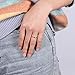 TRUMIUM 2mm 24K Gold Plated Tungsten Rings for Women Plain Thin High Polish Engagement Wedding Band Size 7