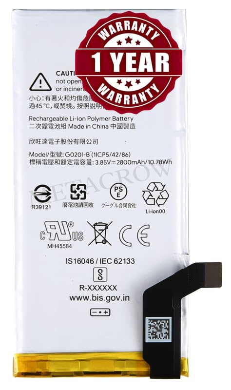 Image of Original G020I-B Battery Compatible for Google Pixel 4 - (2800mAh) - 1 Year Warranty JK1