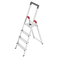 Hailo L51 StandardLine Sicherheits-Stehleiter (Sicherheitsbuegel + Gelenkschutz) Trittleiter