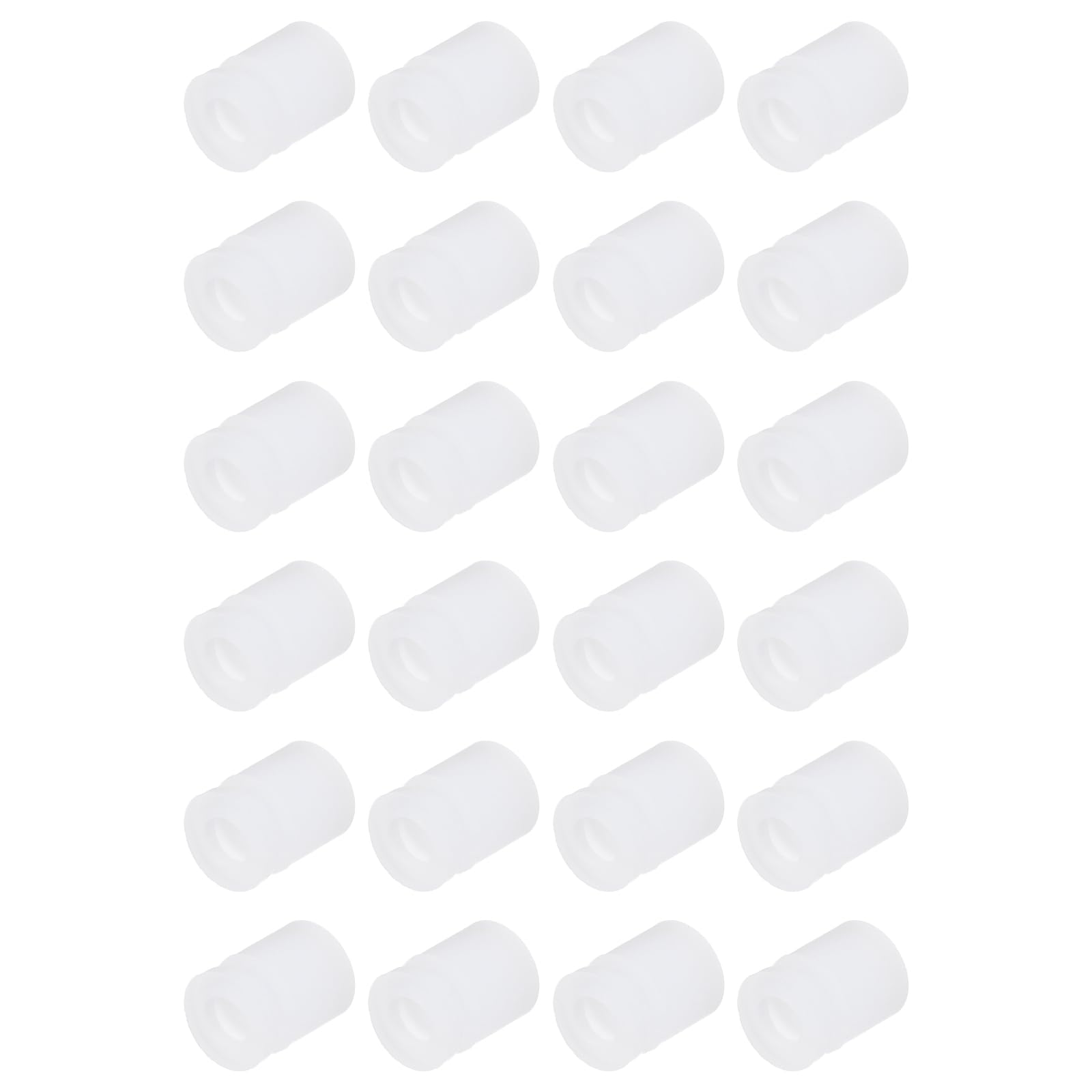 MECCANIXITY RC Anti Vibration Rubber Balls for RC F4 F7 Flight Controller M3x8mm Shock Absorption Balls (Clear), Pack of 24