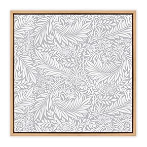 SIGNWIN Framed Canvas Wall Art Leaves Pattern Canvas...