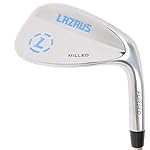 Lazrus Golf | Premium Quality RH 60 Degree Forged Golf Wedges for Exceptional Performance, Golf Wedges with Micro Milled Face for Enhanced Spin | Golf Clubs for Men(Silver, 60 Degree Single)