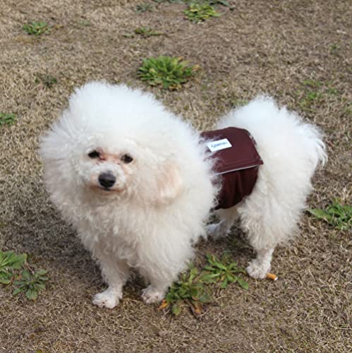 Vecomfy Belly Bands For Male Dogs 5 Pack,Premium Washable Reusable Small Dog Belly Wrap Leakproof Puppy Diapers,S #TOP1