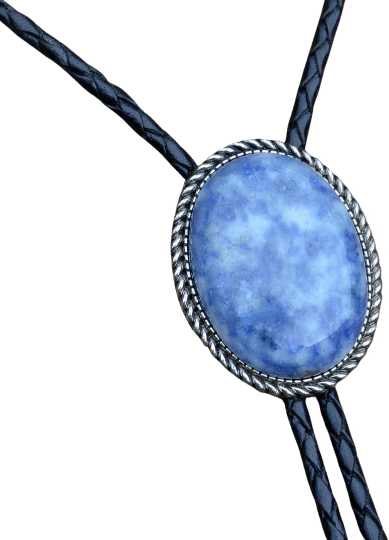 Blue Spot Jasper Bolo Tie