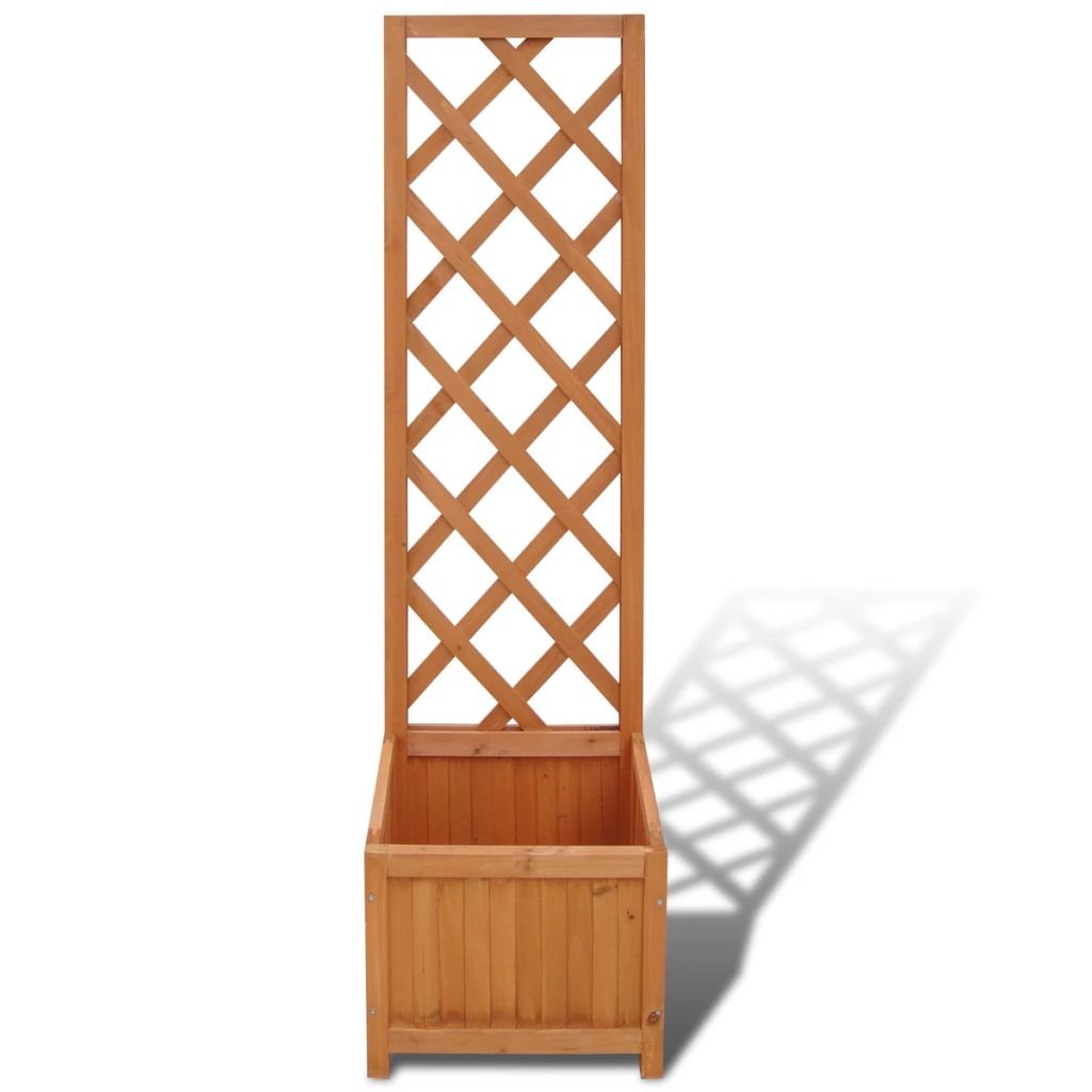 BaraSh Jardinière en Treillis 40 x 30 x 135 cm,Jardinières,Jardinieres Exterieur,Bac Jardiniere,Bac à Fleurs Extérieur,Jardinieres Balcon,Jardinières,Jardinieres Exterieur,Bac Jardiniere,