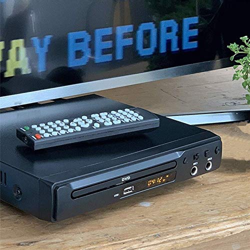 Sygjal DVD-Player Region Free HDMI RCA Scart USB DVD-Player Zwei MIC Anschlüsse Multi Language LED DVD-Player
