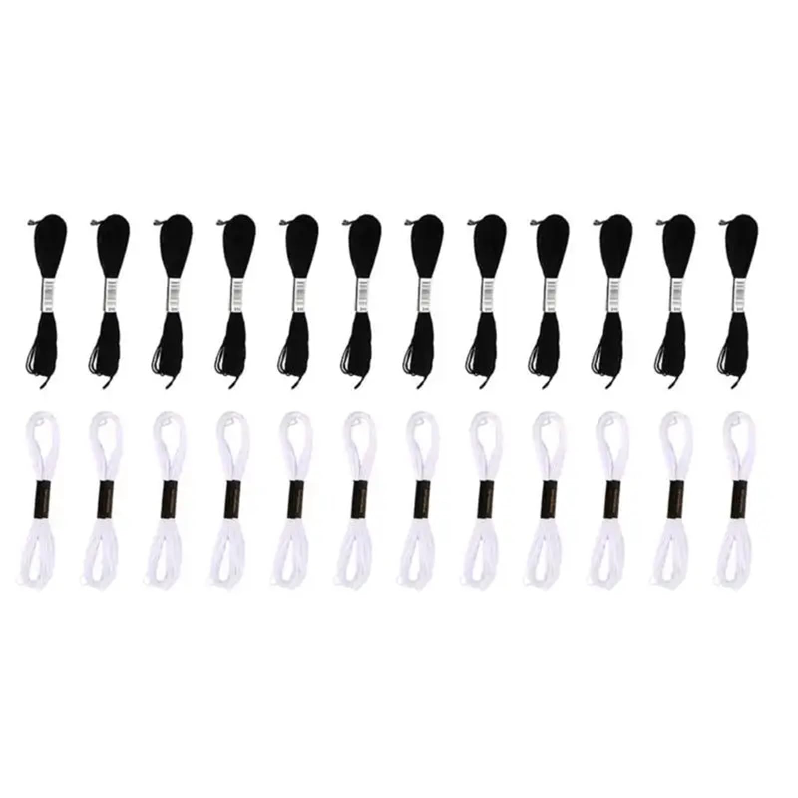 Fil à broder noir et blanc pour personnaliser vos vêtements et loisirs créatifs