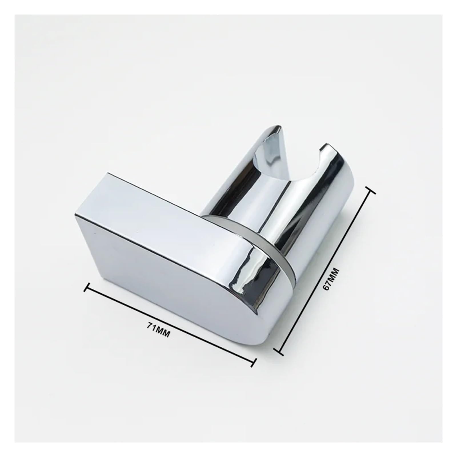 Duschkopfhalterung Kunststoff-Duschkopfhalter, Halterung, Ständer, drehbar, for Badezimmer, Standardgröße, Badezimmer-Zubehör(Brushed)