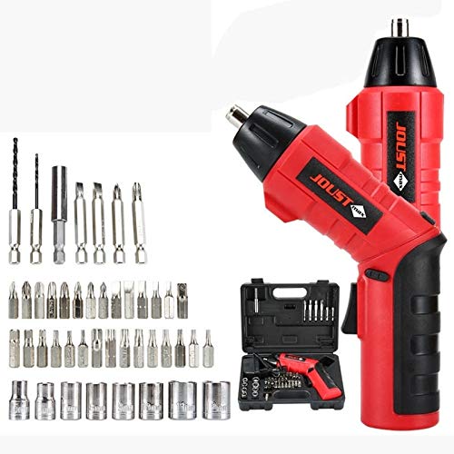 Jeu de tournevis électrique 4.8V et perceuse multi-fonction portable avec foret métal