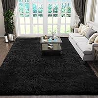 Amazon.com: Ophanie 6x9 Charcoal Rugs for Living Room, LargeFluffy