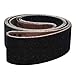 VSM 94729 Abrasive Belt, Fine Grade, Cloth Backing, Silicon Carbide, 150 Grit, 1-1/2" Width, 60" Length, Black (Pack of 10)