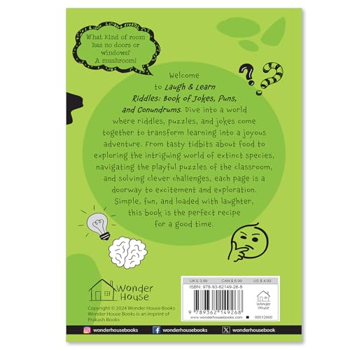 Image of Laugh and Learn Riddles Book of Jokes, Puns, and Conundrums