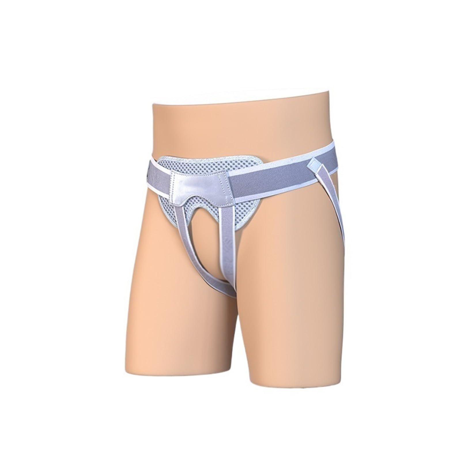 Pavis Slip Ernia Inguinale, Cinto Erniario, Fascia per Ernia Inguinale Uomo, Design del Pacco di Compressione Triangolare con Cuscinetti di Compressione Rimovibili per Uomini E Donne